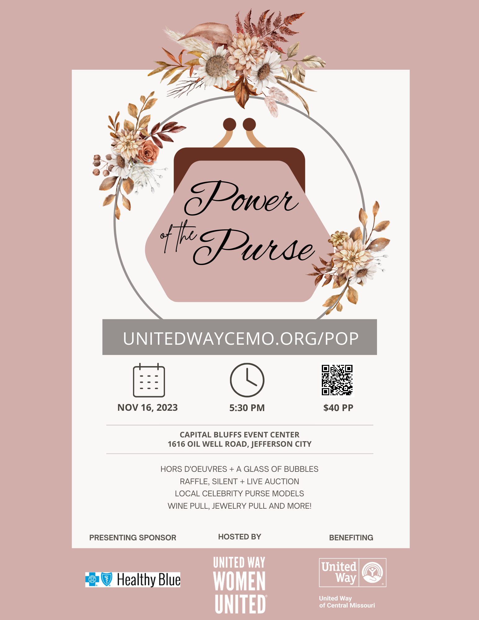 Power of the Purse 2022 to Benefit Every Woman's Place Oct 13th