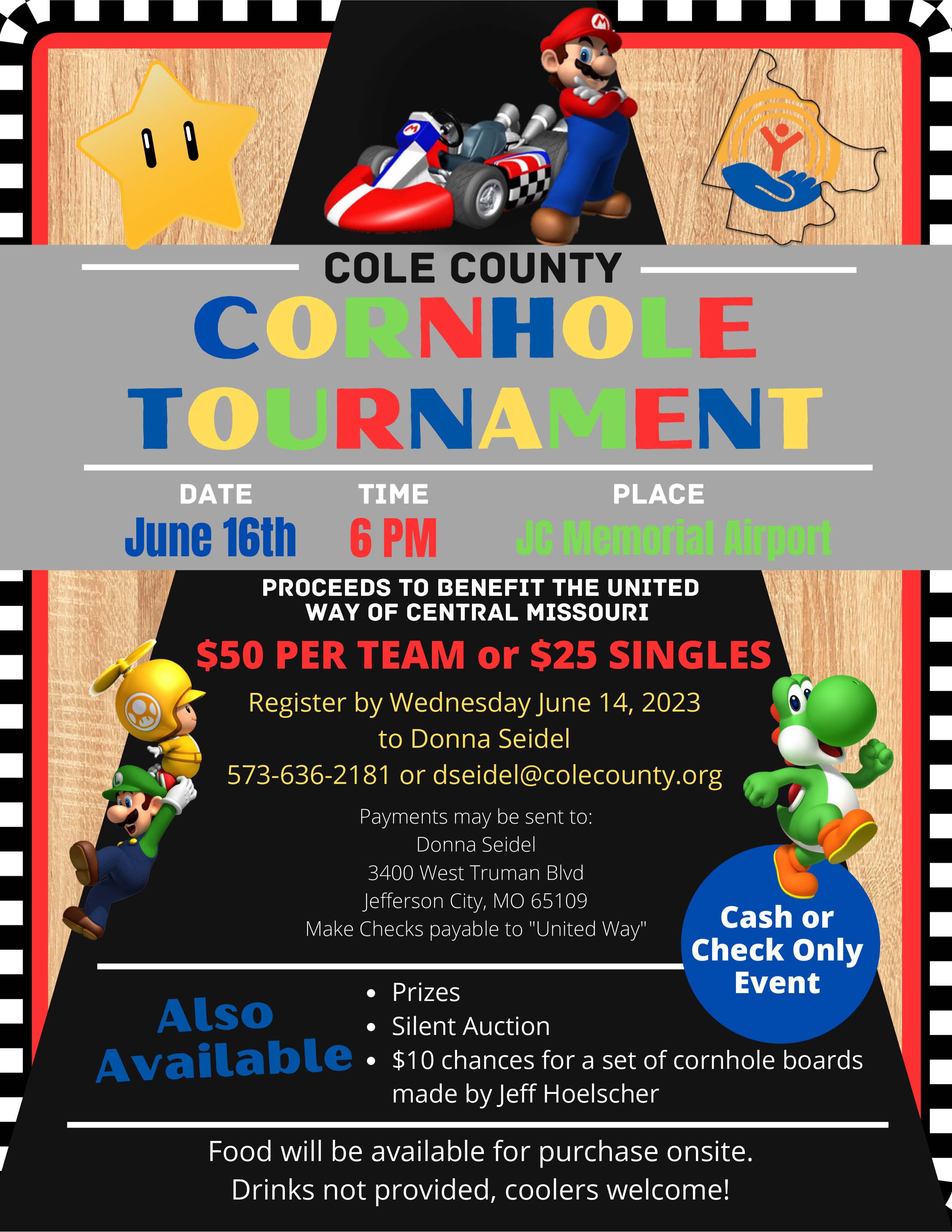 Cole County Cornhole Tournament benefiting United Way