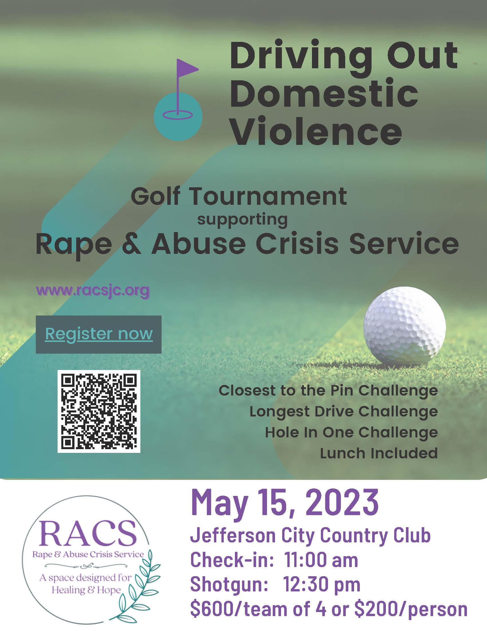 Driving out Domestic Violence RACS Golf Tournament