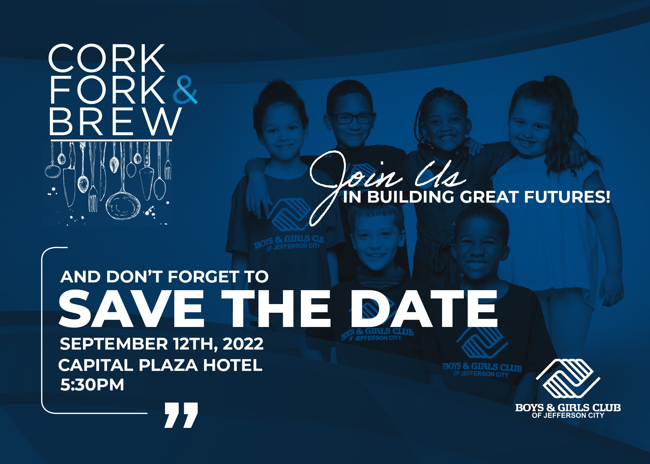 Boys & Girls Club Cork Fork & Brew on September 12
