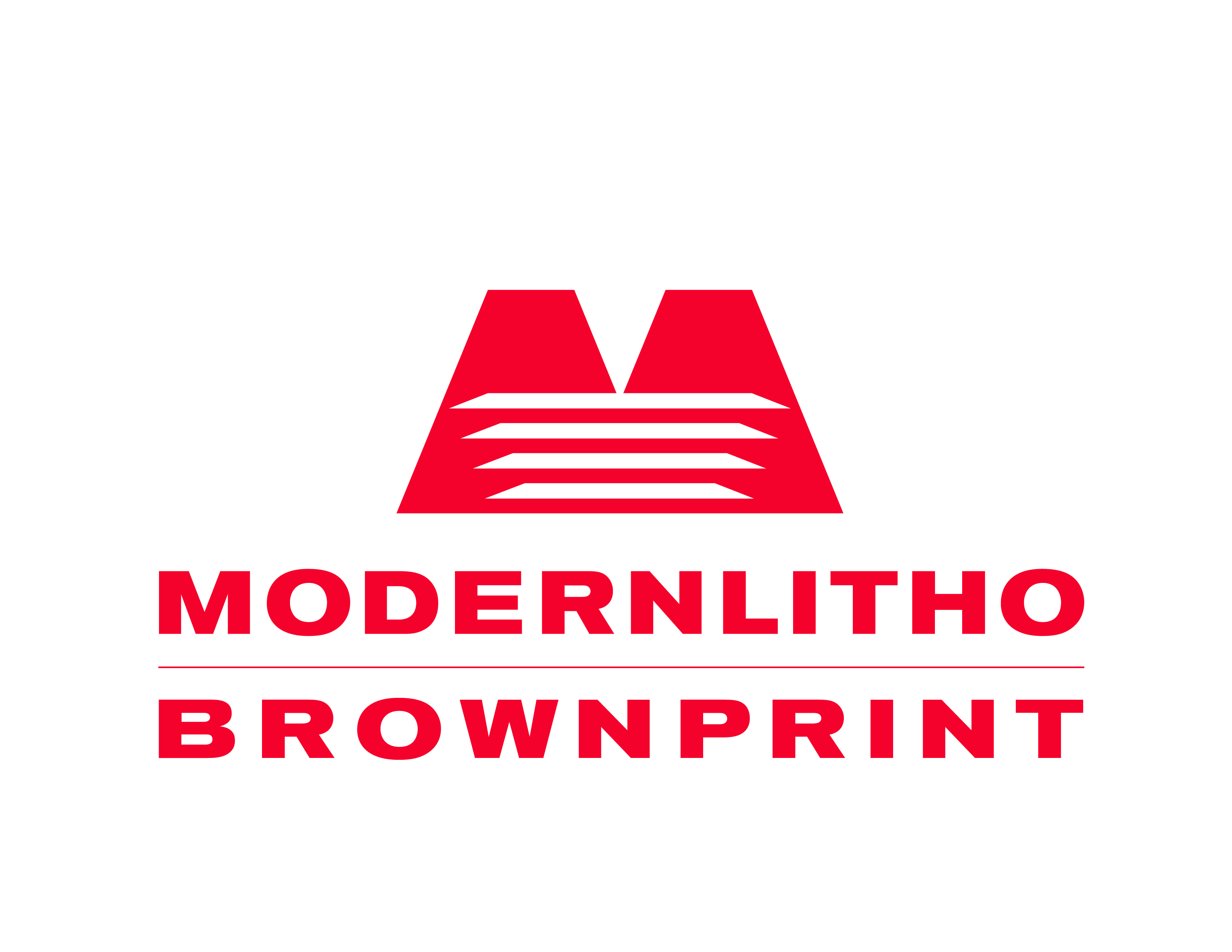 Modern Litho Brown Printing