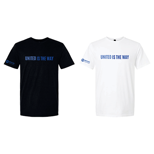 black and white shirt that says United Is the Way
